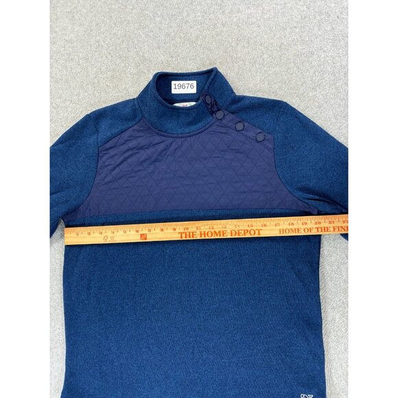 Vineyard‎ Vines Classic Whale Pullover Sweater (Women's Medium) Blue - Picture 7 of 14